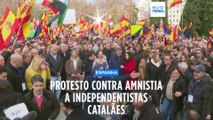 Direita espanhola nas ruas contra acordo de amnistia para independentistas catalães