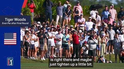 Download Video: 'I need to get in better shape' -Tiger Woods reflects on his return to golf