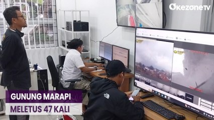 Hingga Senin Pagi, Gunung Merapi Catatkan 47 Letusan