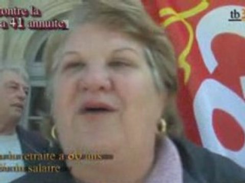 Manif pour les retraites à 60 ans pour tous