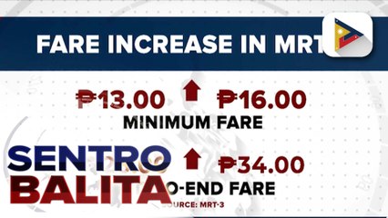 Taas-pasahe sa MRT-3, posibleng ipatupad sa 2024 sa DOTR
