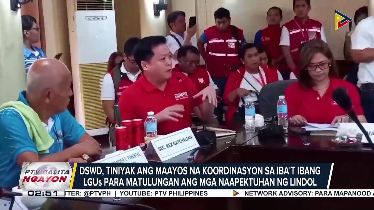 DSWD, tiniyak ang maayos na koordinasyon sa iba't ibang LGUs para matulungan ang mga naapektuhan ng lindol
