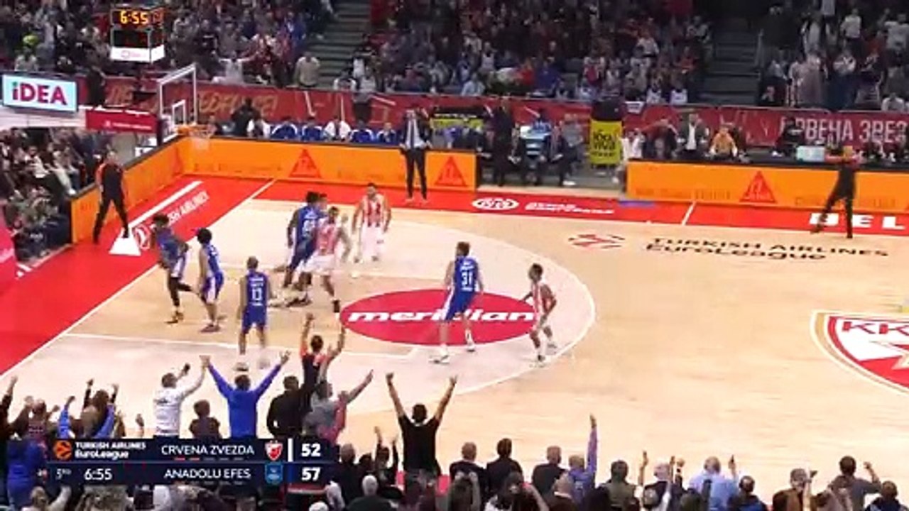 Crvena Zvezda 97-83 Win Against Anadolu Efes in the Euroleague
