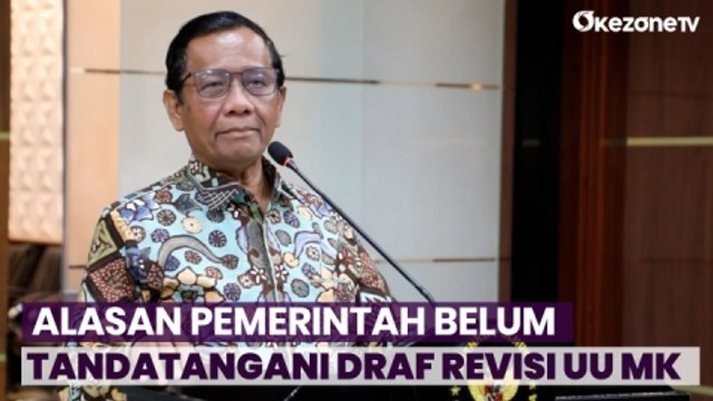 Menkopolhukam Jelaskan Alasan Pemerintah Belum Tandatangani Draf Revisi UU tentang Mahkamah Konstitusi