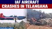 IAF Trainer Aircraft Crash Claims Lives of Two Pilots in Telangana | Oneindia News