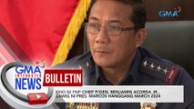 Termino ni PNP Chief P/Gen. Benjamin Acorda Jr., pinalawig ni Pres. Marcos hanggang March 2024 | GMA Integrated News Bulletin