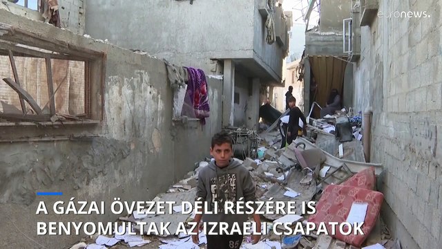 A Gázai övezet déli részére is benyomultak az izraeli szárazföldi csapatok