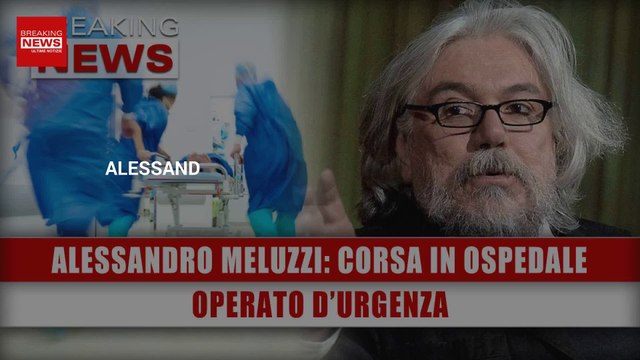 Alessandro Meluzzi: Operato D’Urgenza, Intervento Complicato!