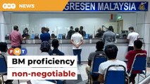 Minister defends immigration man’s query on BM proficiency