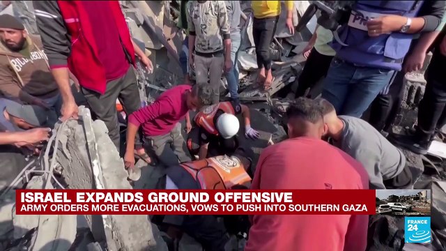 Israel expands ground offensive, says fighting Hamas across Gaza