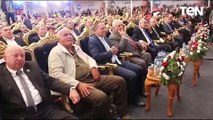 مؤتمر  حزب مستقبل وطن لدعم المرشح الرئاسي عبد الفتاح السيسي في مدينة الزرقا بدمياط