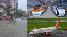 Cyclone Michaung భీభత్సం..Trains Cancelled | Telugu Oneindia