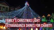 Molyneux family's annual Christmas light extravaganza shines for charity, illuminating hope at Wigan Infirmary's Rainbow Ward