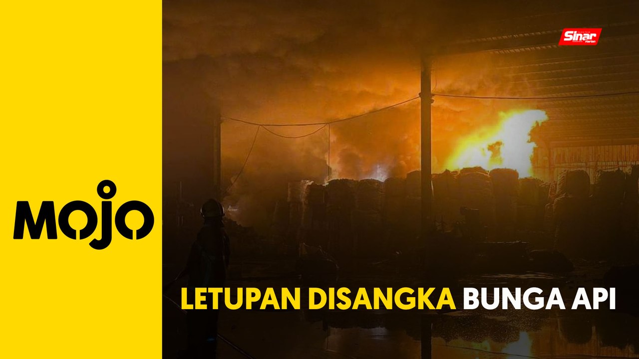 Letupan 'bunga api' berpunca dari kebakaran kilang kitar semula