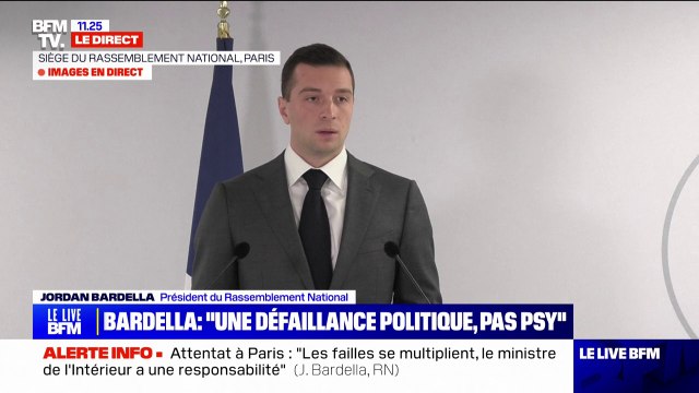 Jordan Bardella: Je ne crois pas à la déradicalisation