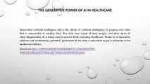 The Generative Power of AI in Healthcare