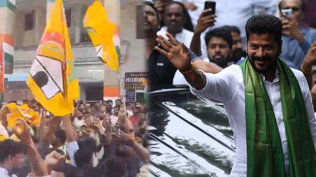 Telangana Congress అడ్డాలో TDP Flags పై సర్వత్రా విమర్శలు | Telugu OneIndia