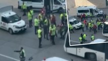 Alman çiftin kavgası, Esenboğa Havalimanı'nı karıştırdı