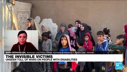 In a warzone, disabled people often 'left behind' with no access to aid, basic amenities