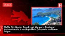 Muğla Büyükşehir Belediyesi, Marmaris Bozburun Yarımadasında İçme Suyu Hattı Çalışmalarına Devam Ediyor