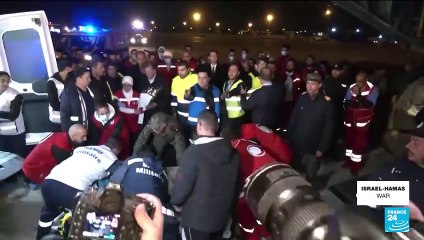 Injured Gazans arrive for treatment in Tunisia
