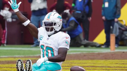 Tyreek Hill Leads Miami Dolphins to Roller-Coaster Win At Washington Commanders