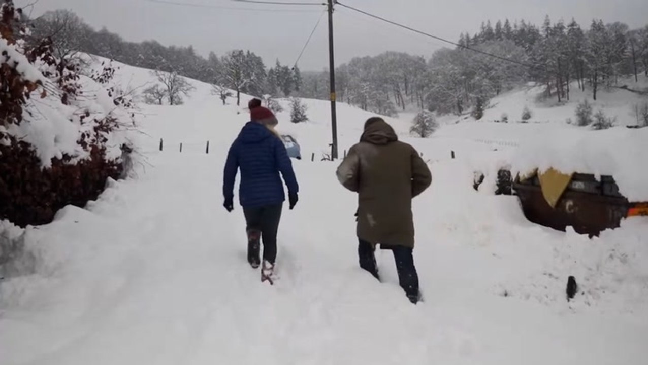 Watch: ‘Unprecedented’ snowfall causes chaos in Cumbria with schools shut and homes without power