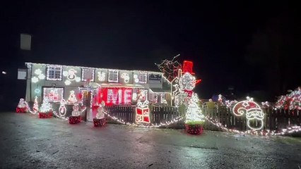 Christmas lights switch on at the Caradon Inn