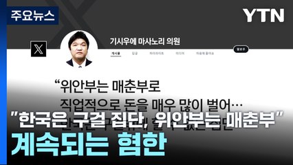 "韓은 구걸 집단, 위안부는 매춘부"...日, 멈추지 않는 혐한·소수민족 혐오 / YTN