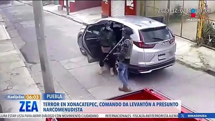 Hombres armados dan "levantón" a presunto narcomenudista en Xonacatepec