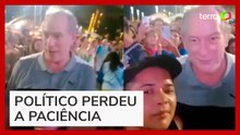 Ciro Gomes dá tapa em homem após ser chamado de 'bandido' no Ceará