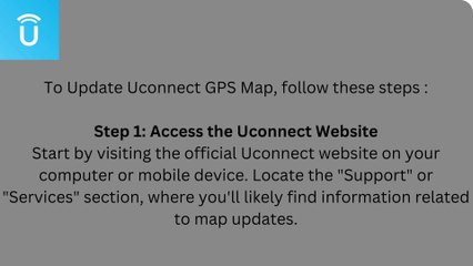 How To Update Uconnect GPS Map?