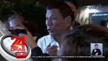 Ex-pDu30, hindi dumating sa preliminary investigation para sa reklamong grave threats ni Rep. France Castro | 24 Oras