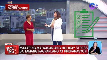Ano nga ba ang Holiday stress at paano makaiiwas dito? | Dapat Alam Mo!