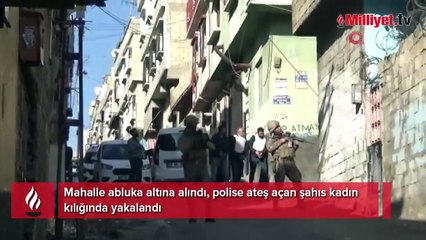 Gaziantep'te sıcak dakikalar! Polise ateş açtı, kadın kılığında yakalandı