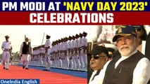 PM Narendra Modi at Navy Day 2023 Celebrations | Guard of Honour Inspection | Oneindia News