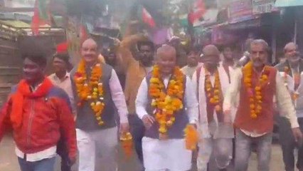 बारां: अटरू में भाजपा कार्यकर्ताओं ने मनाया जश्न, जमकर आतिशबाजी की