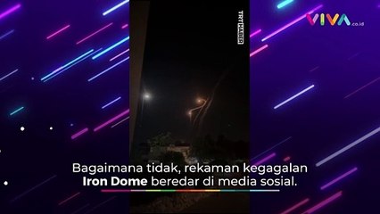 Iron Dome Ngadat Lagi, Tel Aviv Dihujani Misil Israel