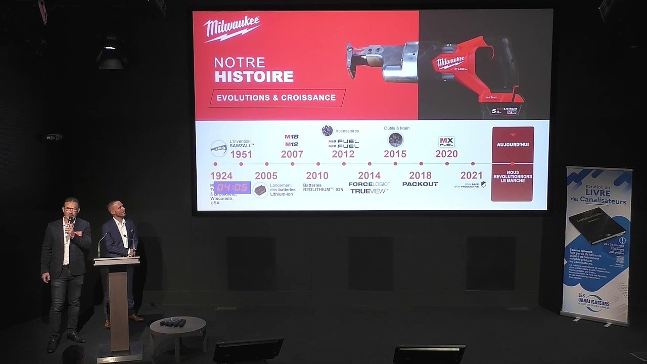 Matinée techniques & solutions : PITCH 10 - MILWAUKEE - DÉCOUPEUSE MX 350 GEN II