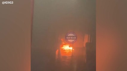 Bag ‘set on fire’ on tube in suspected arson attack