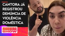 Vídeo: ex-marido de Naiara Azevedo dá tapa em celular