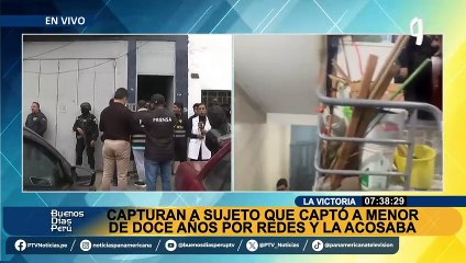 La Victoria: capturan a sujeto acusado de hostigar a adolescente por redes sociales