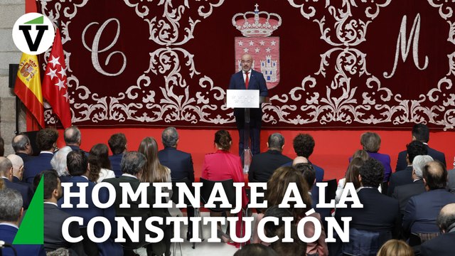 Ayuso y Delegado del Gobierno exhiben sus discrepancias durante el Día de la Constitución