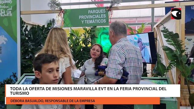 Toda la oferta de Misiones Maravilla EVT en la Feria Provincial del Turismo