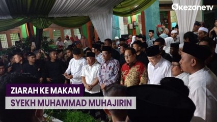 Didampingi HT, Mahfud MD Ziarah ke Makam Syekh Muhammad Muhajirin sebelum Lakukan Dialog Kebangsaan