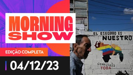 VENEZUELANOS APROVAM ANEXAÇÃO DE 70% DO TERRITÓRIO DA GUIANA - MORNING SHOW - 04/12/2023