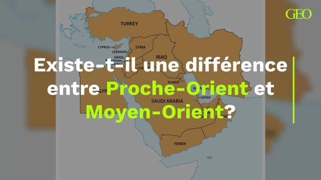 Existe-t-il une différence entre Proche-Orient et Moyen-Orient ?