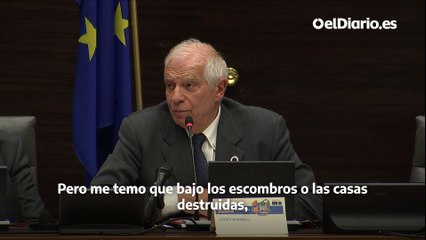 Asistentes a un discurso de Borrell lo abandonan cuando dice que el ataque de Hamás a Israel y "lo que está ocurriendo en Gaza" son "matanzas"