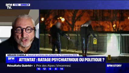 Attentat à Paris: "Le risque de passage à l'acte ne pourra jamais être empêché", pour Gérard Chemla (avocat de 144 victimes des attentats du 13 novembre 2015)