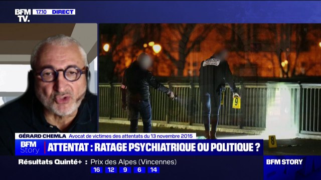 Attentat à Paris: Le risque de passage à l'acte ne pourra jamais être empêché , pour Gérard Chemla (avocat de 144 victimes des attentats du 13 novembre 2015)